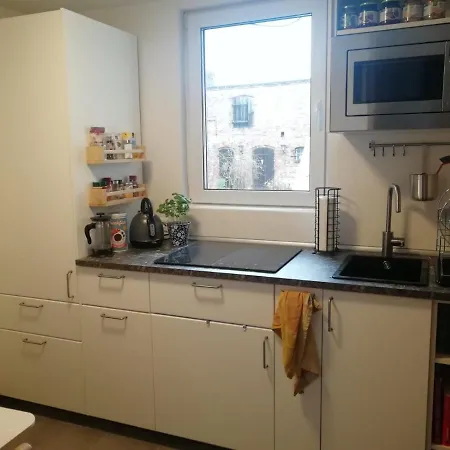 شقة Kleine Galerie Fuer 3 Mit Kueche Kamin Netflix Parken Und Hofladen Steinhofel